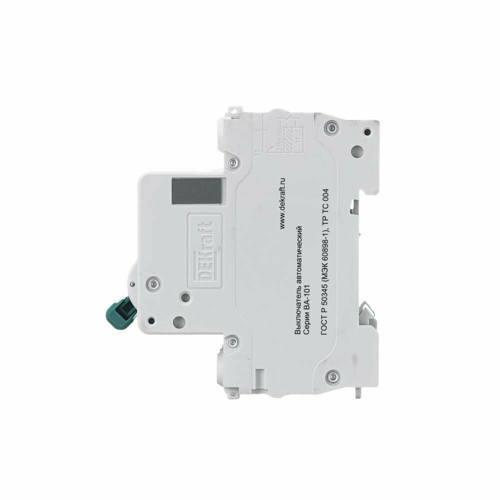 Выключатель автоматический DEKraft ВА-101 3P 20А C 4,5кА — фото 1