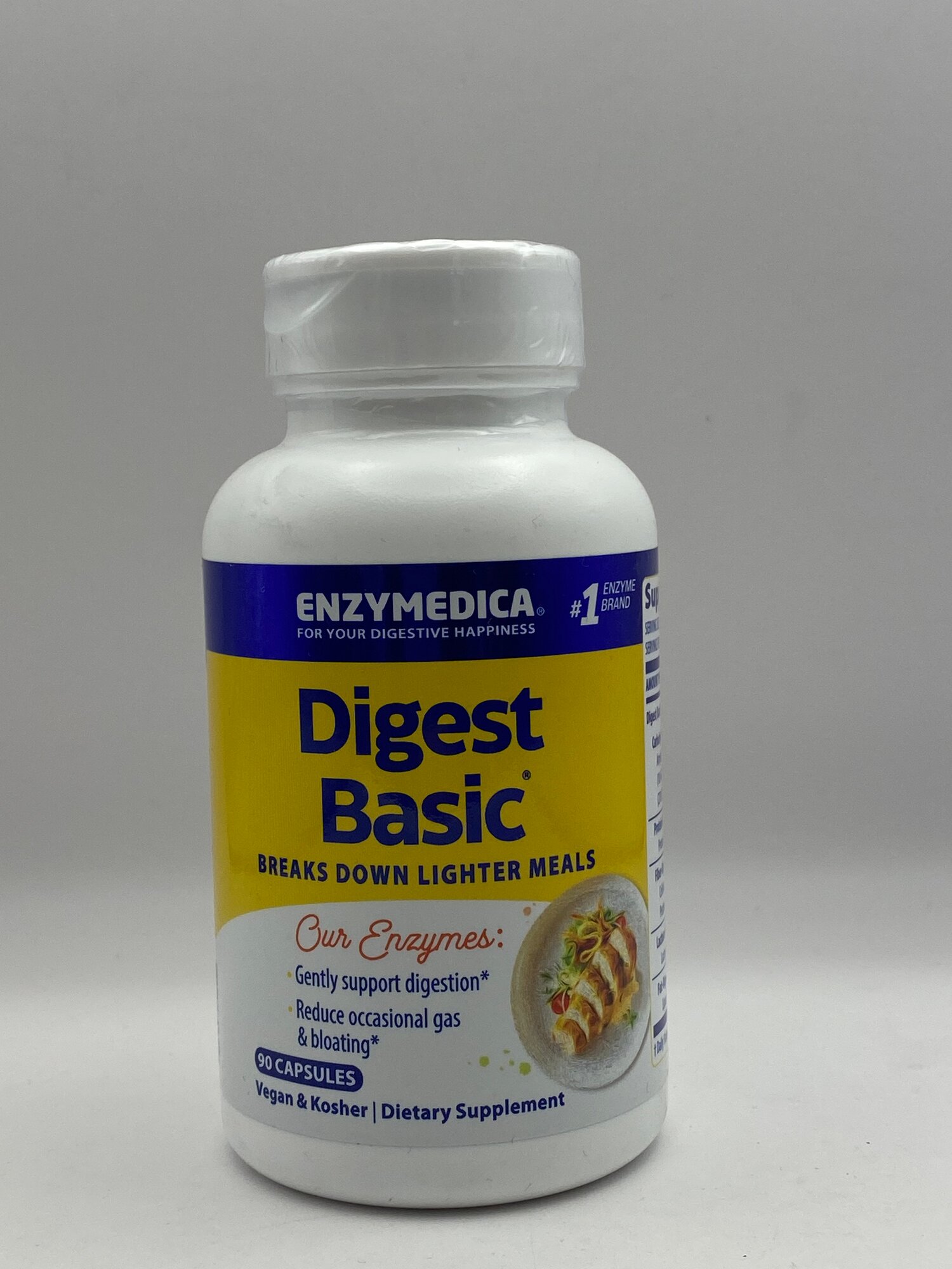 БАД Enzymedica "Digest Basic", для пищеварения, капсулы, 90 шт — фото 1