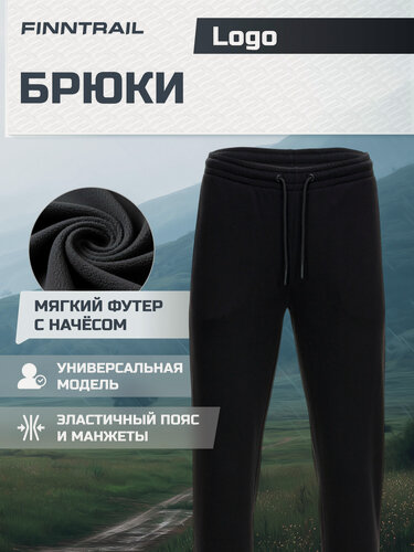 Изображение товара Брюки джоггеры Logo с начёсом
