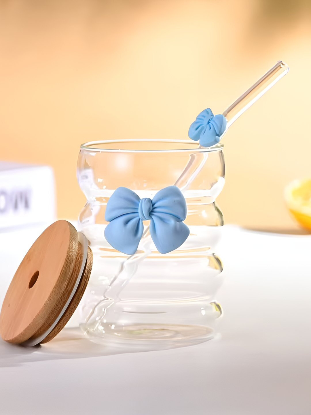 Чашка с трубочкой, стеклянный стакан с трубочкой, 500, 350 мл