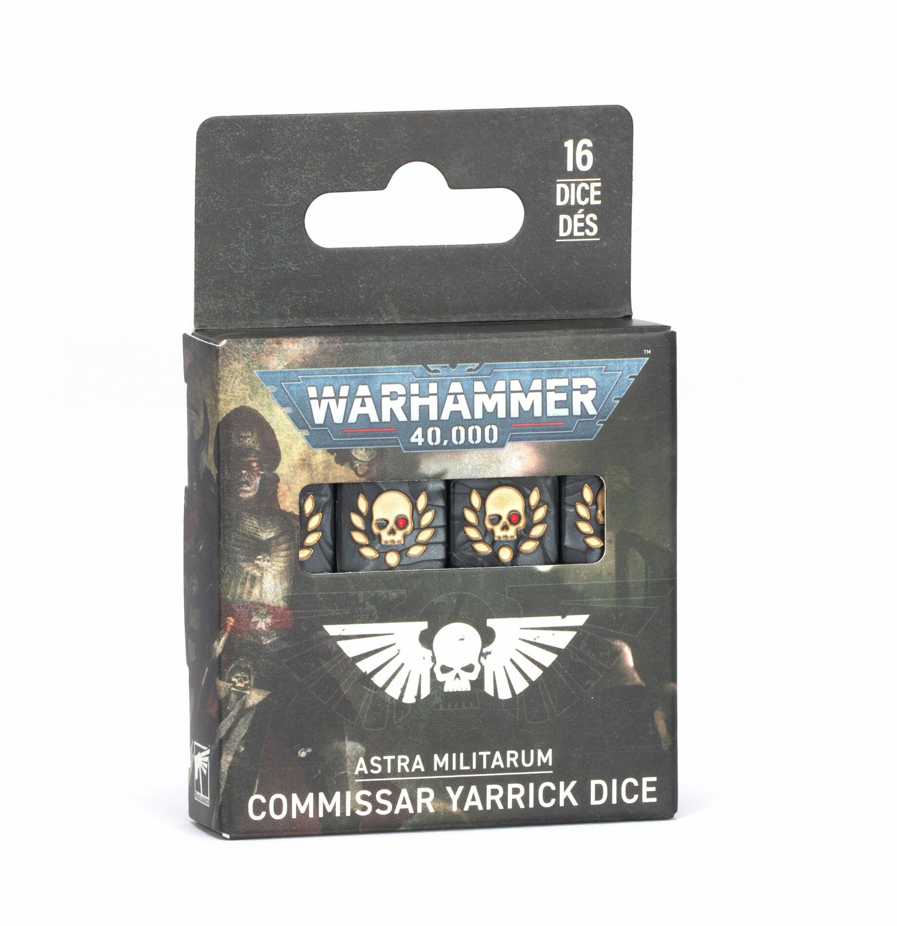 Набор шестигранных кубиков Warhammer 40000: Commissar Yarrick Dice Set