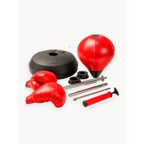 Боксерская груша на стойке напольная для бокса, регулируемая высота для девушек и детей 126-146 см/ перчатки в подарок