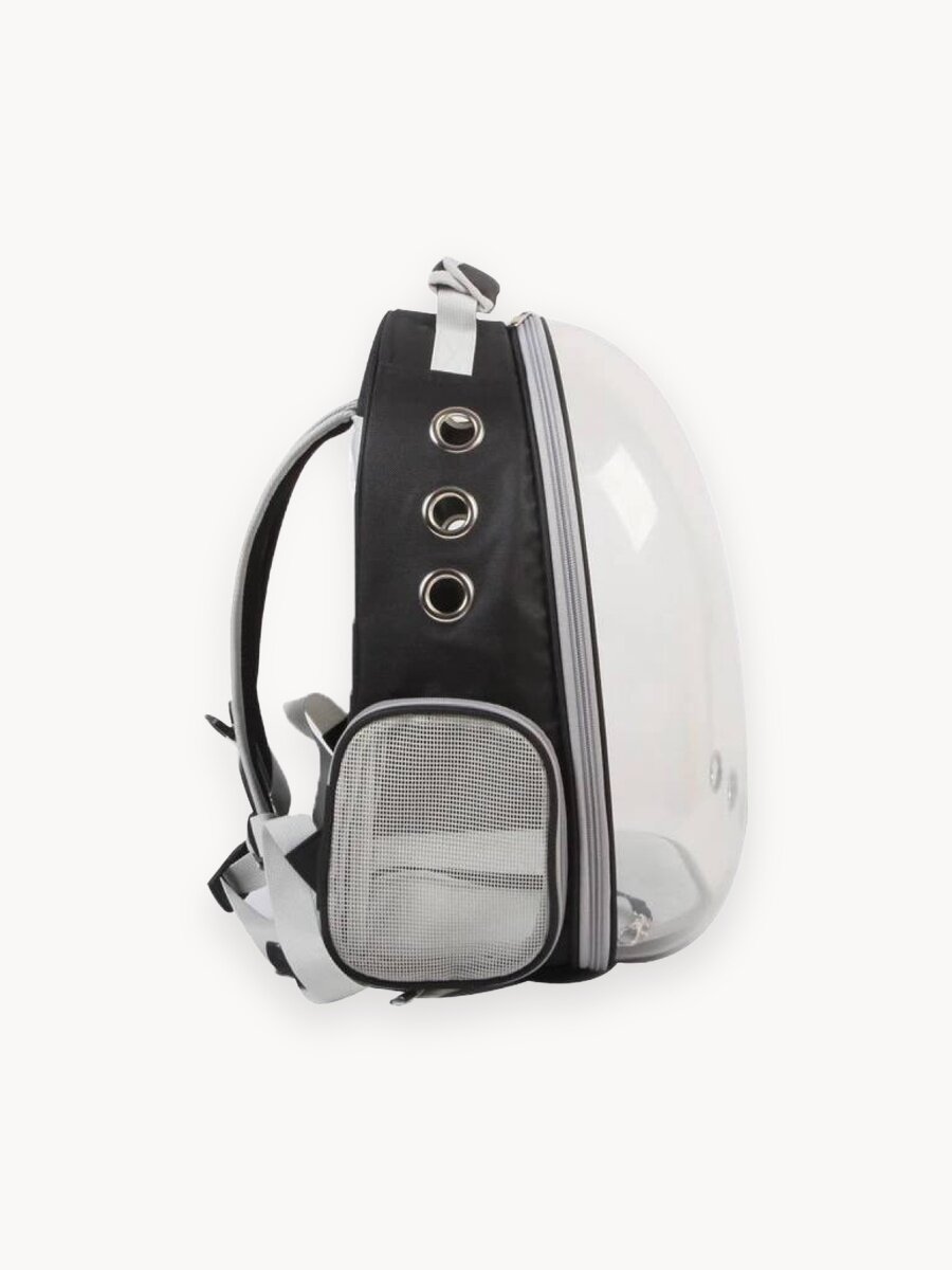 Рюкзак переноска для кошек и собак с иллюминатором до 7 кг цвет зеленый