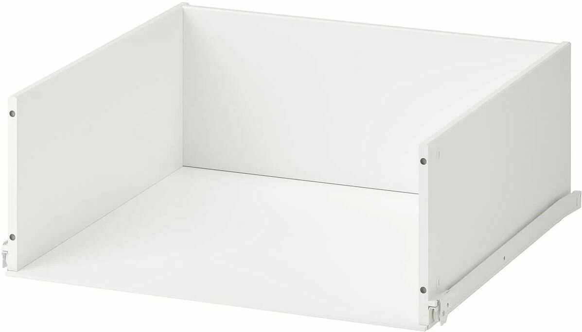 фото Ящик без фронтальной панели IKEA KONSTUEA конструера 30x60 см белый