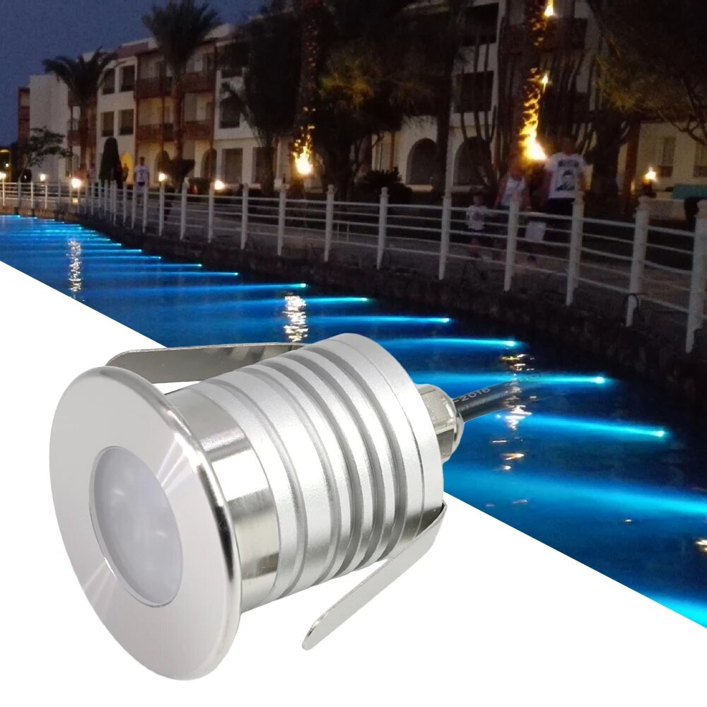 Подводный светильник KPSUN 3Вт IP68 12-24В Warm White DC12-24V Lamp