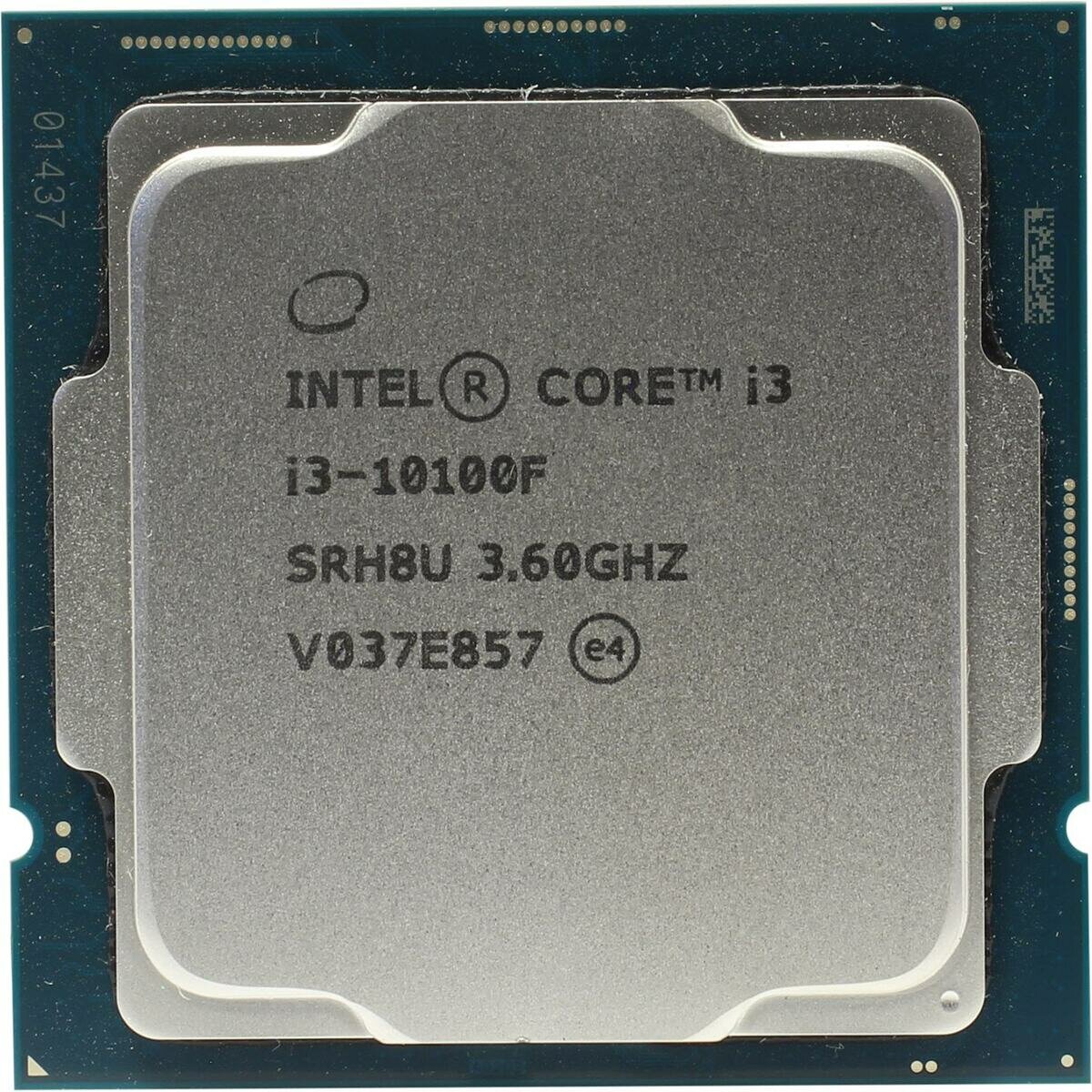 Процессор Intel Core i3-10100F LGA1200,  4 x 3600 МГц