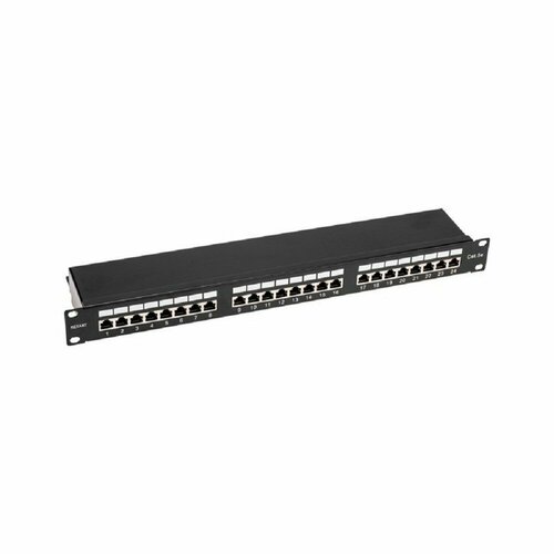 Rexant Монтажное оборудование 02-0041 Панель коммутационная 19 1U 24 порта STP RJ-45 CAT 5e 2628₽