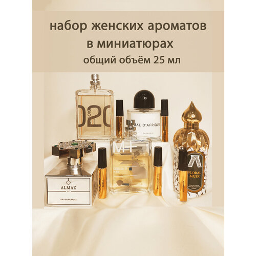 Набор Женские ароматы - 5 миниатюр селективной парфюмерии 1594₽
