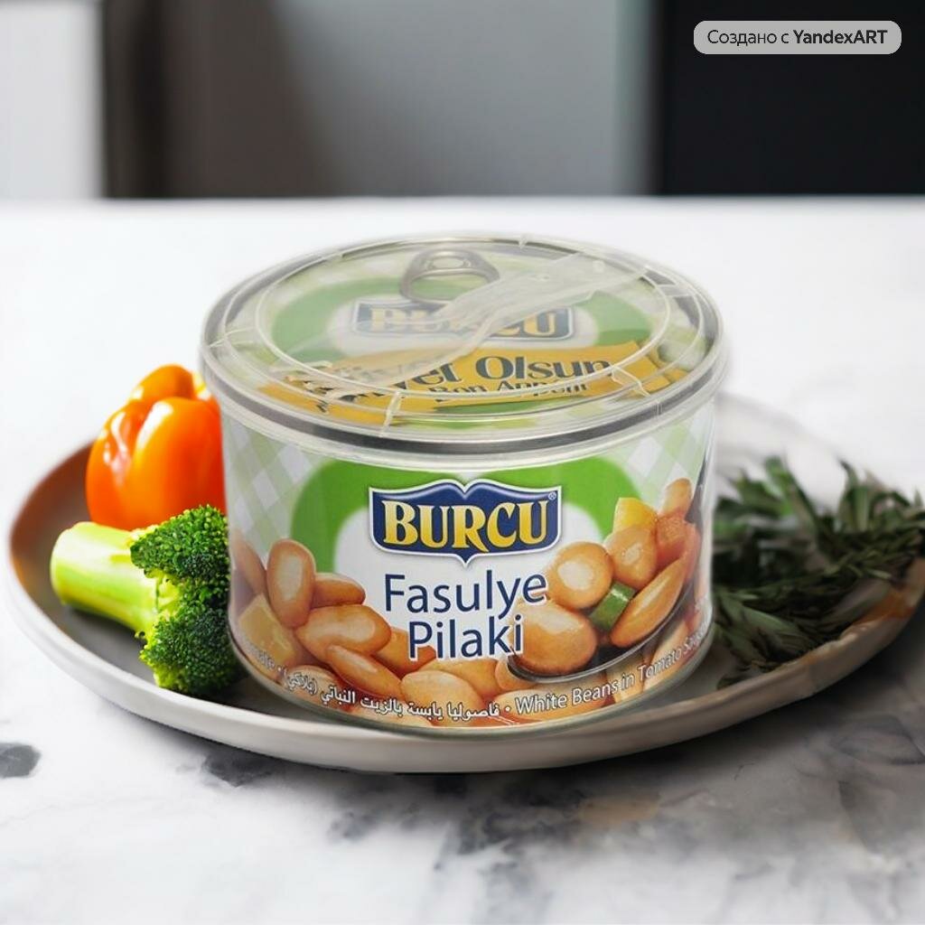 BURCU Лобио из белой фасоли 400 гр (FASULYE PILAKI 1/24)