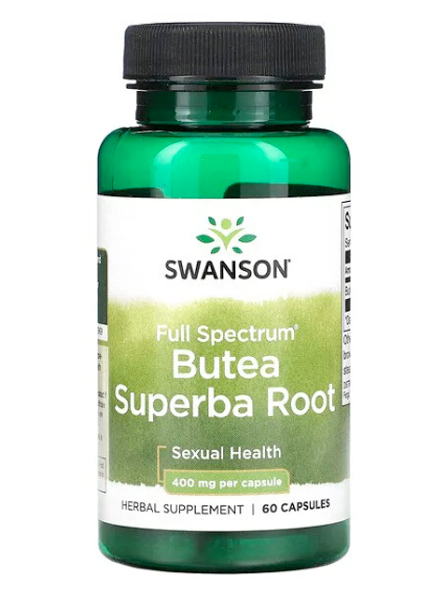 Swanson Full Spectrum Butea Superba Root (Корень Буте Суперба) 400 мг 60 капсул