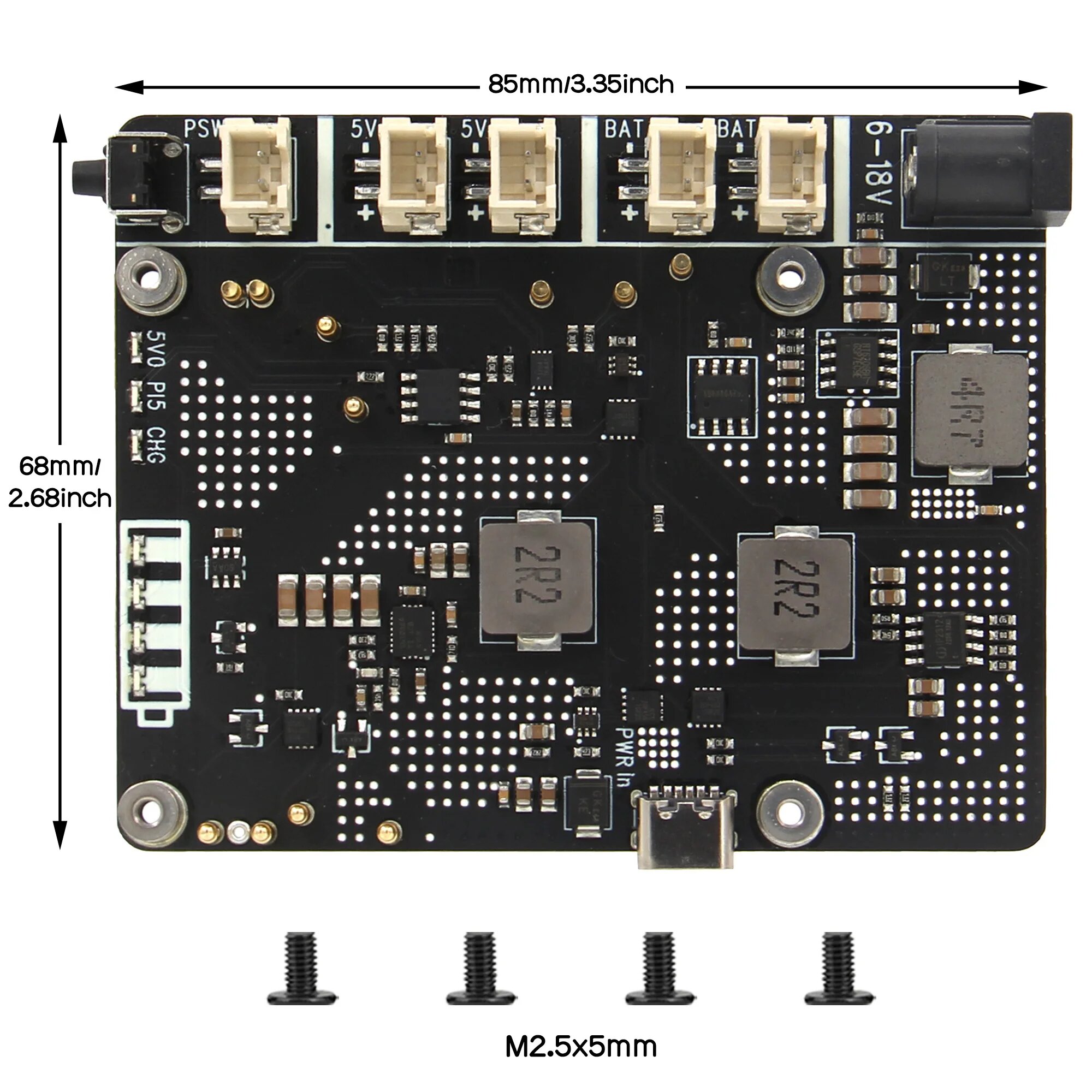 Geekworm X1203 UPS для Raspberry Pi 5