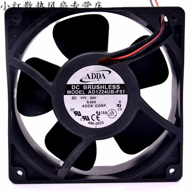 ADDA AD1224UB-F51 12038 24 в 120 А 12 см/см инверторный вентилятор охлаждения инвертор сервера 120*38 мм