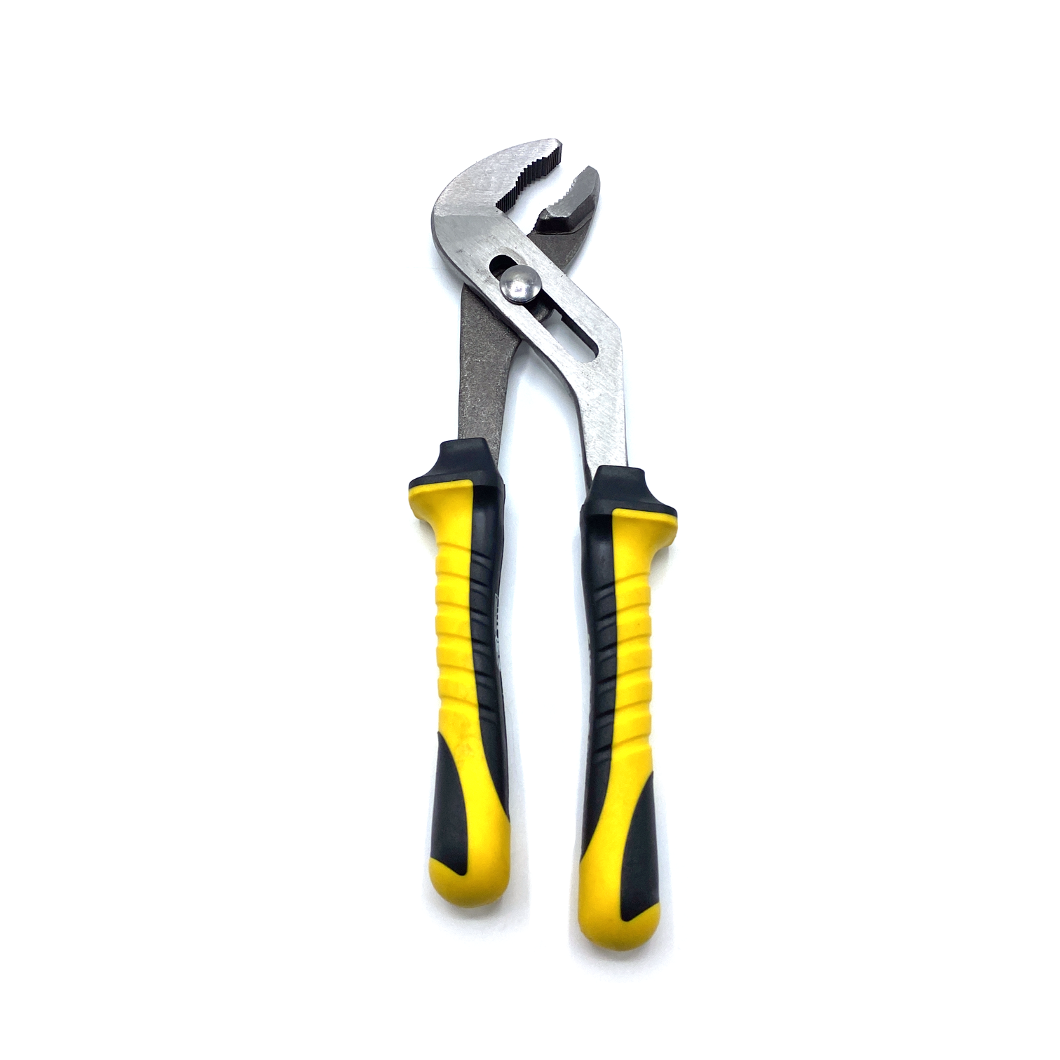 Клещи переставные (Ключ Галочка) 250мм Cr-V сталь захват: 45 мм желтые SKRAB 23056