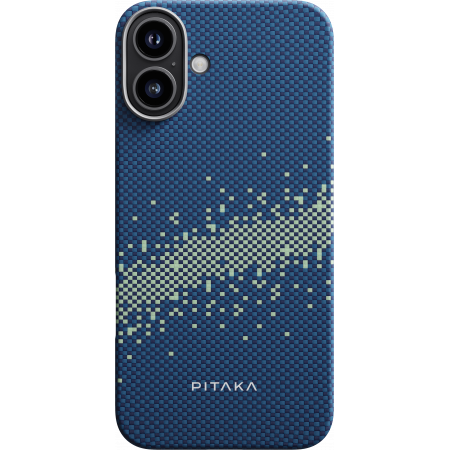 Чехол PITAKA Ultra-Slim Case для iPhone 16", принт млечный путь (Milky way galaxy)