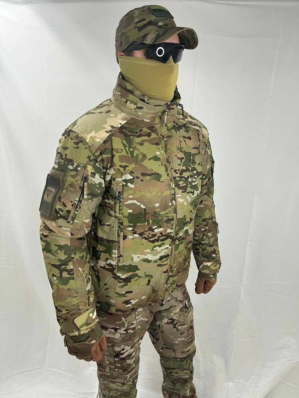 Куртка  Осень-зима 2024, размер 2XL, камуфляж — фото 1