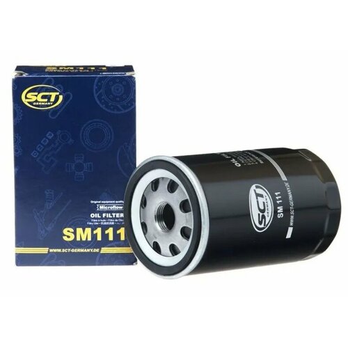 Фильтр масляный Skoda Octavia A5, VW Golf 5-6, Passat B6 (двигатели 1.6MPI), SCT SM 111 / 06A115561B