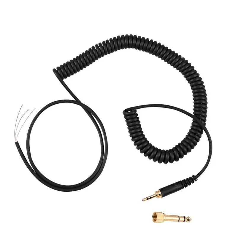 Сменный пружинный кабель, провод, вилка для Beyerdynamic DT 770 770Pro 990 990Pro, аксессуары для наушников