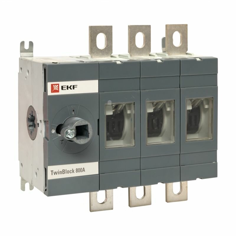 Рубильник 800A 4P без рукоятки управления TwinBlock EKF - 1 шт