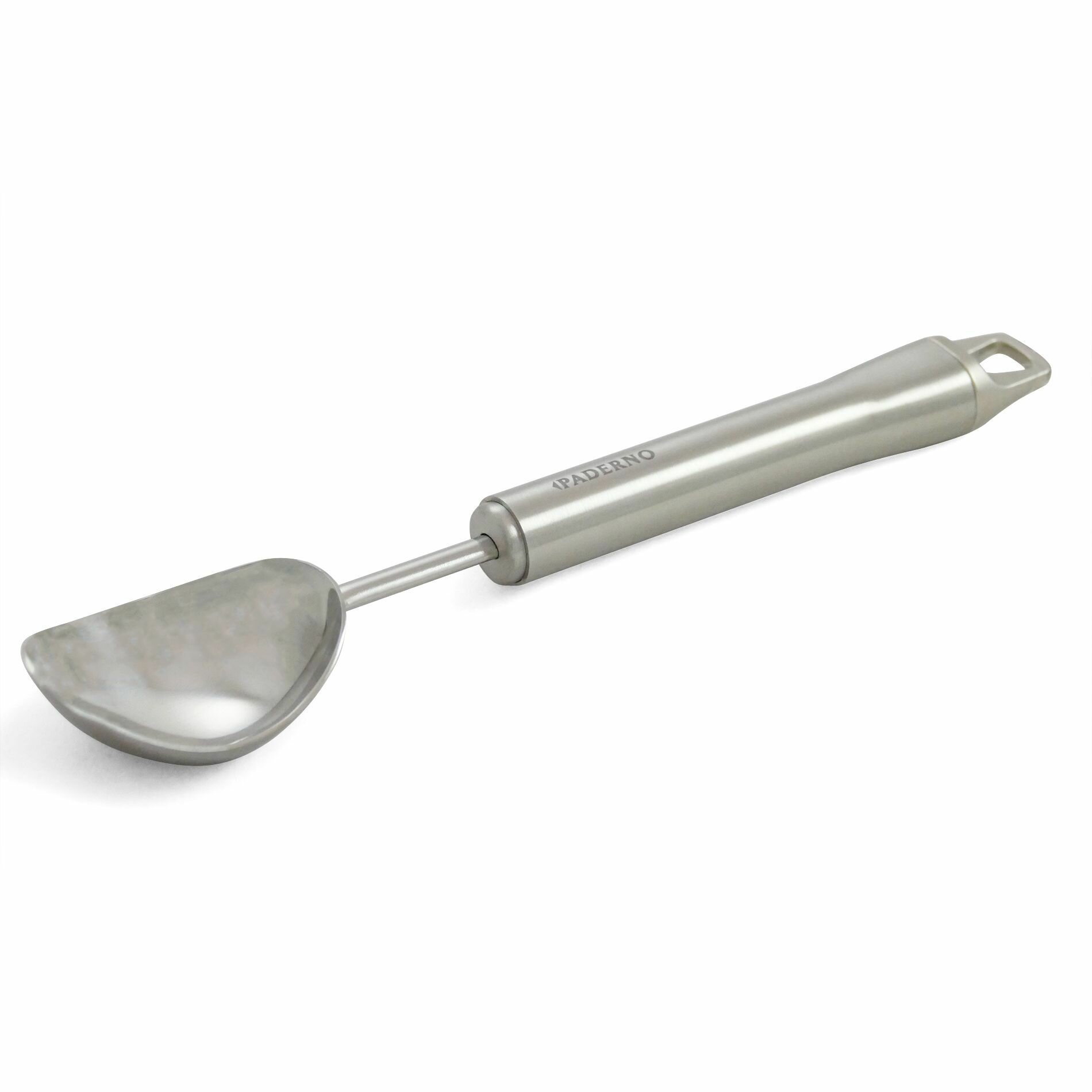 Ложка для мороженого, D-4 см, L-21.5 см, нержавеющая сталь, Paderno.