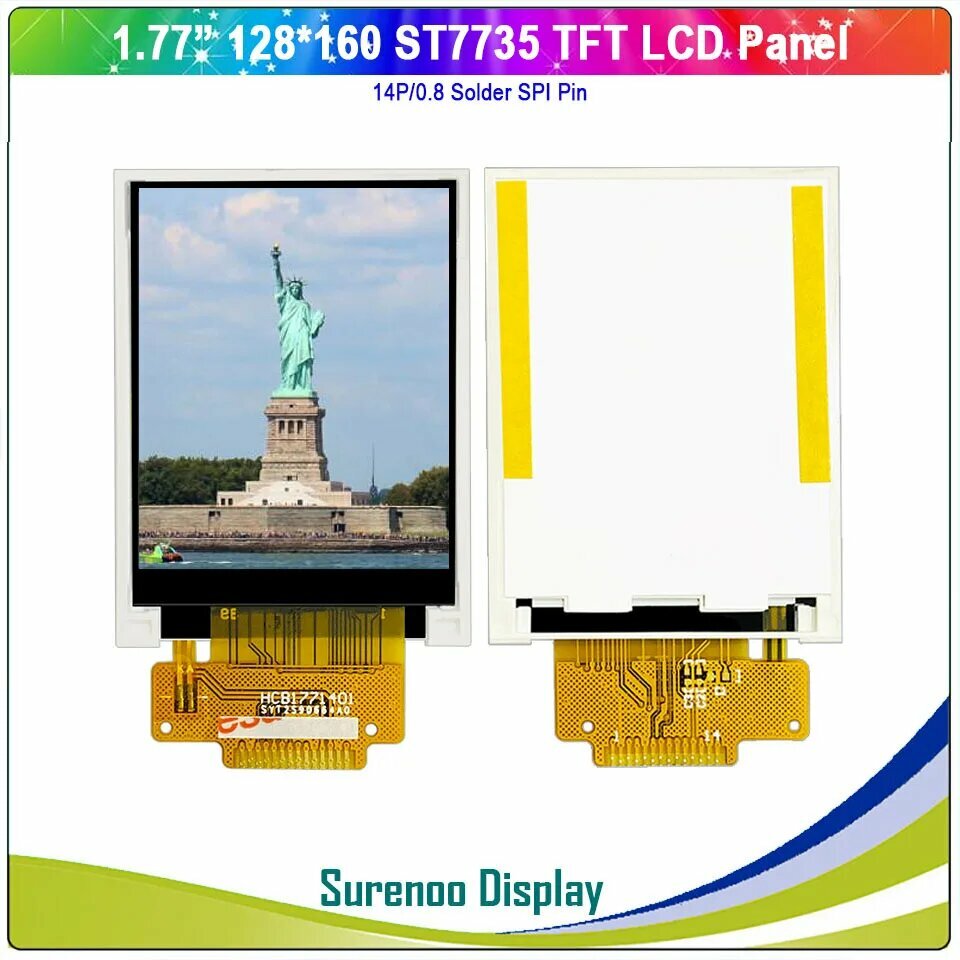 SURENOO STP0177-128160 1.77-дюймовый TFT ЖК-модуль 0177A-14P-0.8