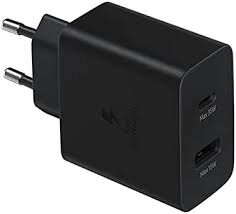 Сетевое зарядное устройство Samsung EP-TA220NBCGCN USB-C (PD3.0/35W) USB-A (15W)
