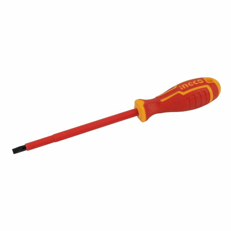 Отвертка диэлектрическая Ingco HISD815125 SL55x125 мм 1000В