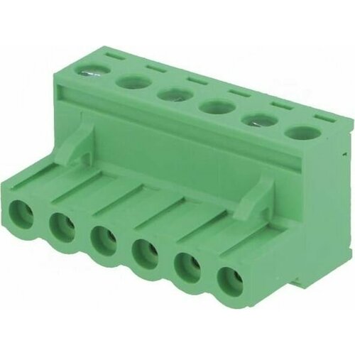 Разъемный клеммник DEGSON 2EDGK-5.0-06P-14 5мм Кол-во полюс: 6 прямой вилка 