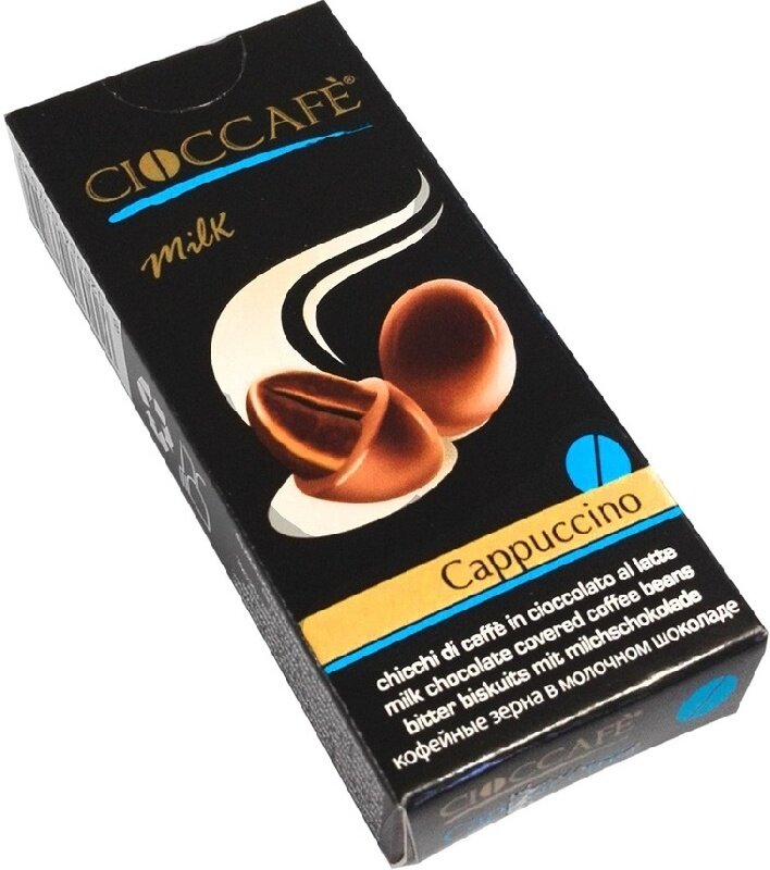 Драже CIOCCAFE Cappuccino кофейные зерна в молочном шоколаде 25г
