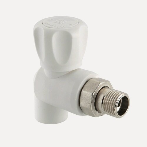 Изображение товара Полипропилен VALTEC кран для радиатора угловой 25х3/4 малая ручка шаровой VTp.718.0.02505