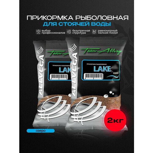 Прикормка рыболовная ALLVEGA Team Allvega озеро, лещ, плотва, карась Набор из 2 шт.