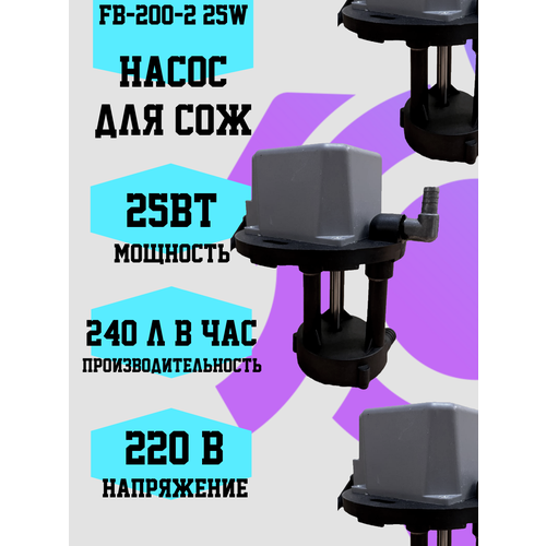фото Насос (помпа) подачи сож fb-200-2 25w aura tools