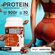 Протеин Whey Protein ё|батон, со вкусом шоколада, с витаминами, с...