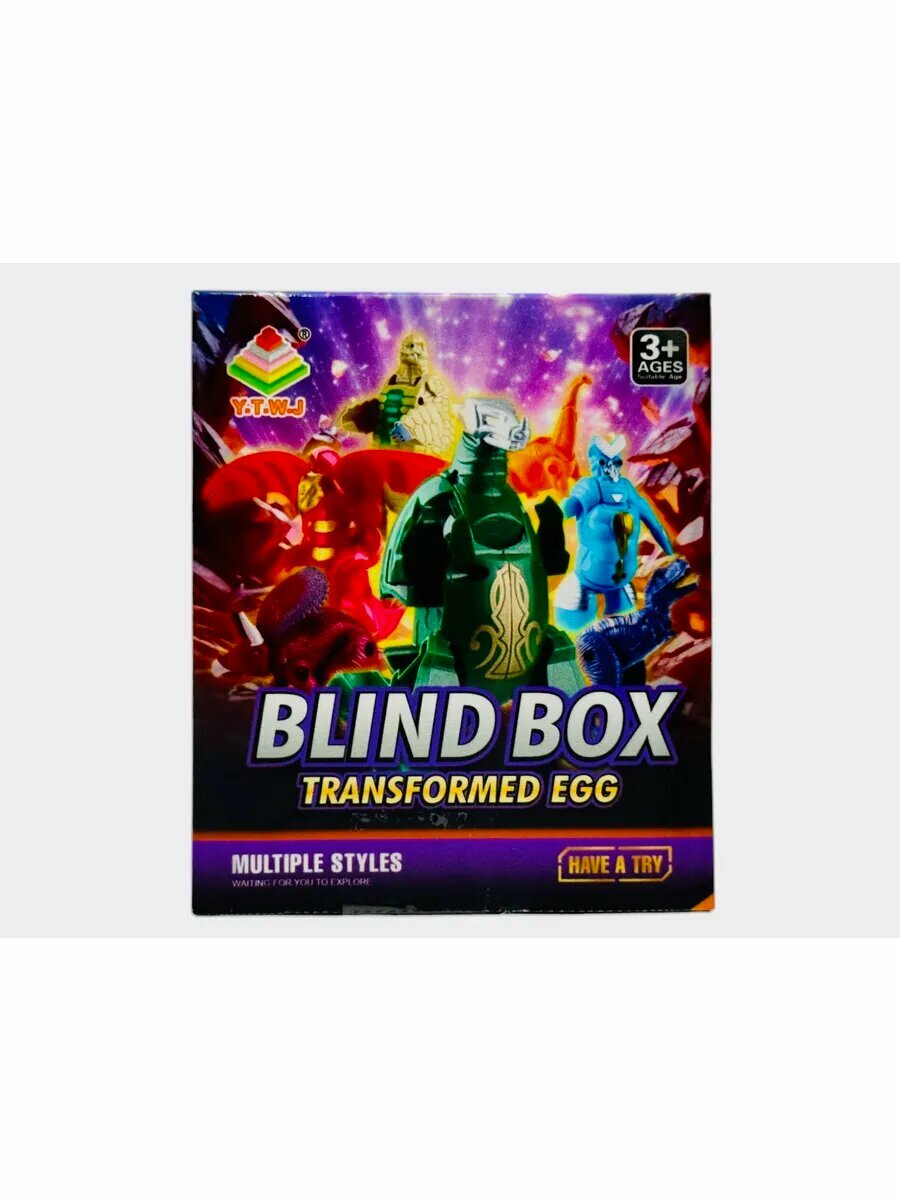 Игрушка яйцо-трансформер Blind Box, пластик, складной механизм, 3+
