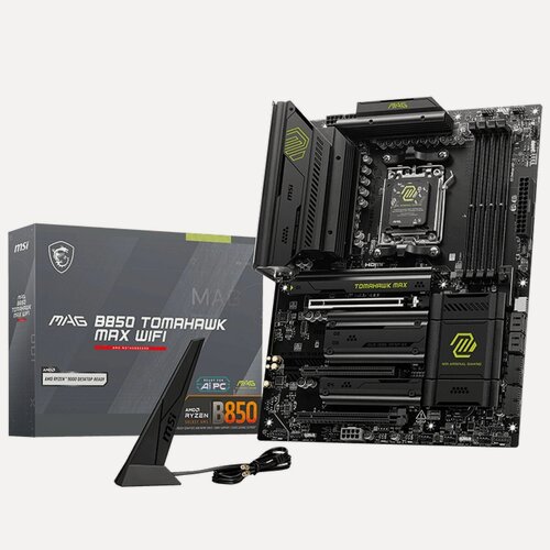 Изображение товара Материнская плата MSI B850 TOMAHAWK MAX WIFI, AM5, AMD B850, ATX, RTL (MAG B850 TOMAHAWK MAX WIFI)