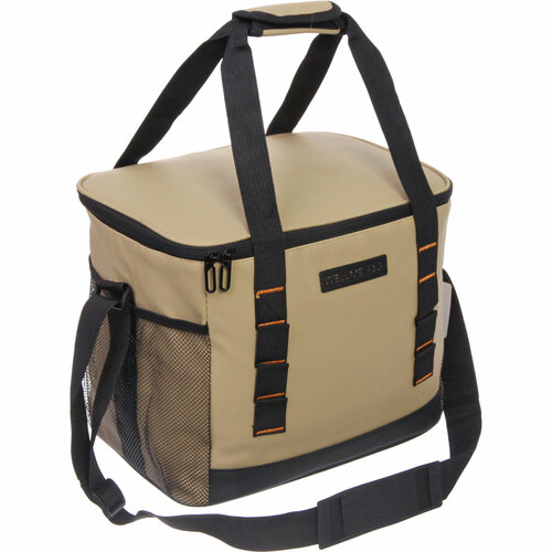 Термосумка, сумка-холодильник 19 литров, бежевая размер 33х23х26,5