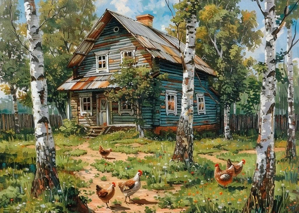 Алмазная мозаика Гранни Летняя дача 70х50 Ag 3107