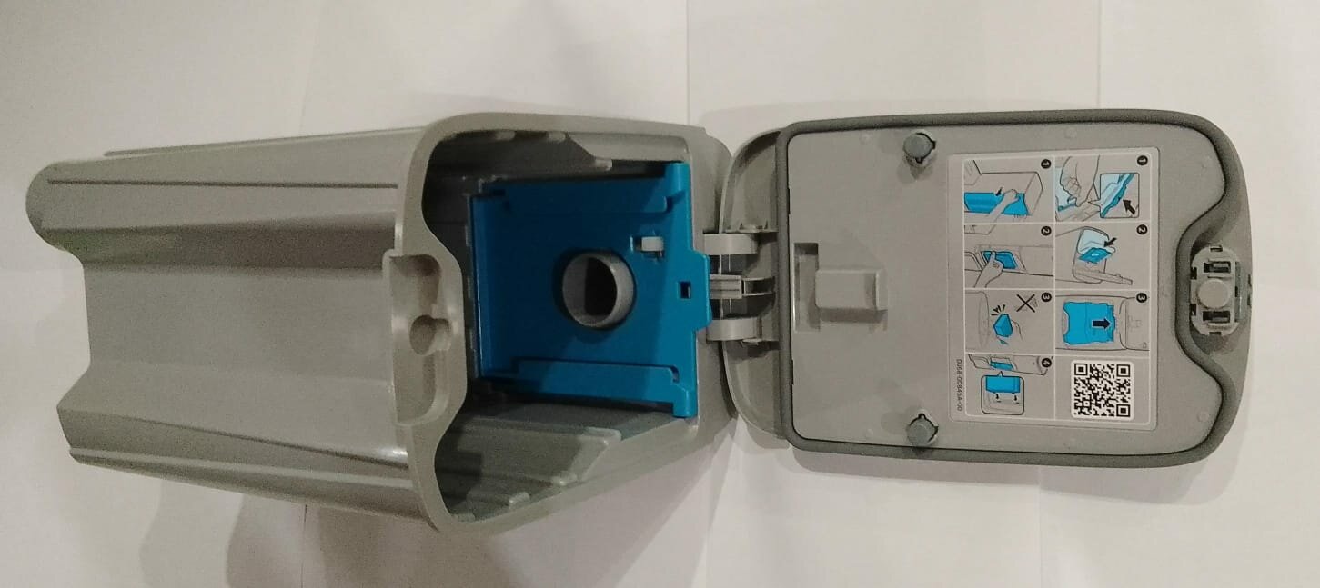 Контейнер для сбора пыли с крышкой робота пылесоса Samsung (VCA-RAE85A)