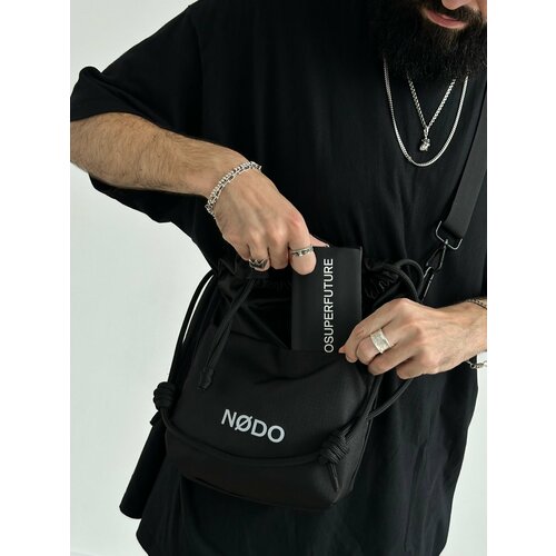 Сумка кросс-боди NODO, фактура матовая, черный