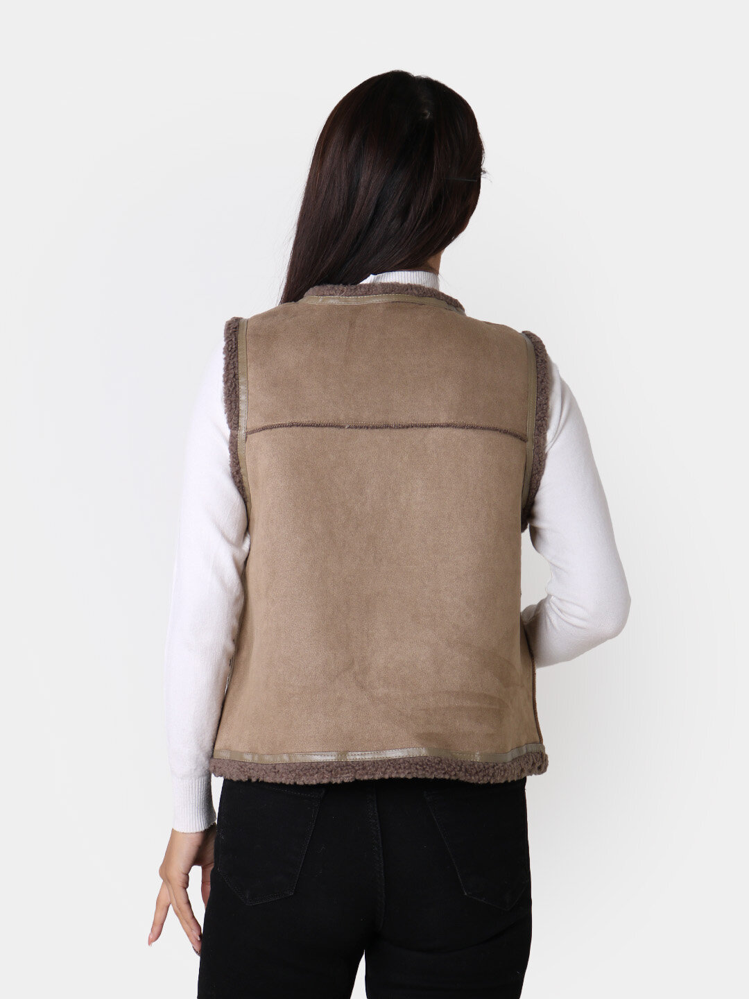 Жилет спортивный , размер One Size, бежевый — фото 1