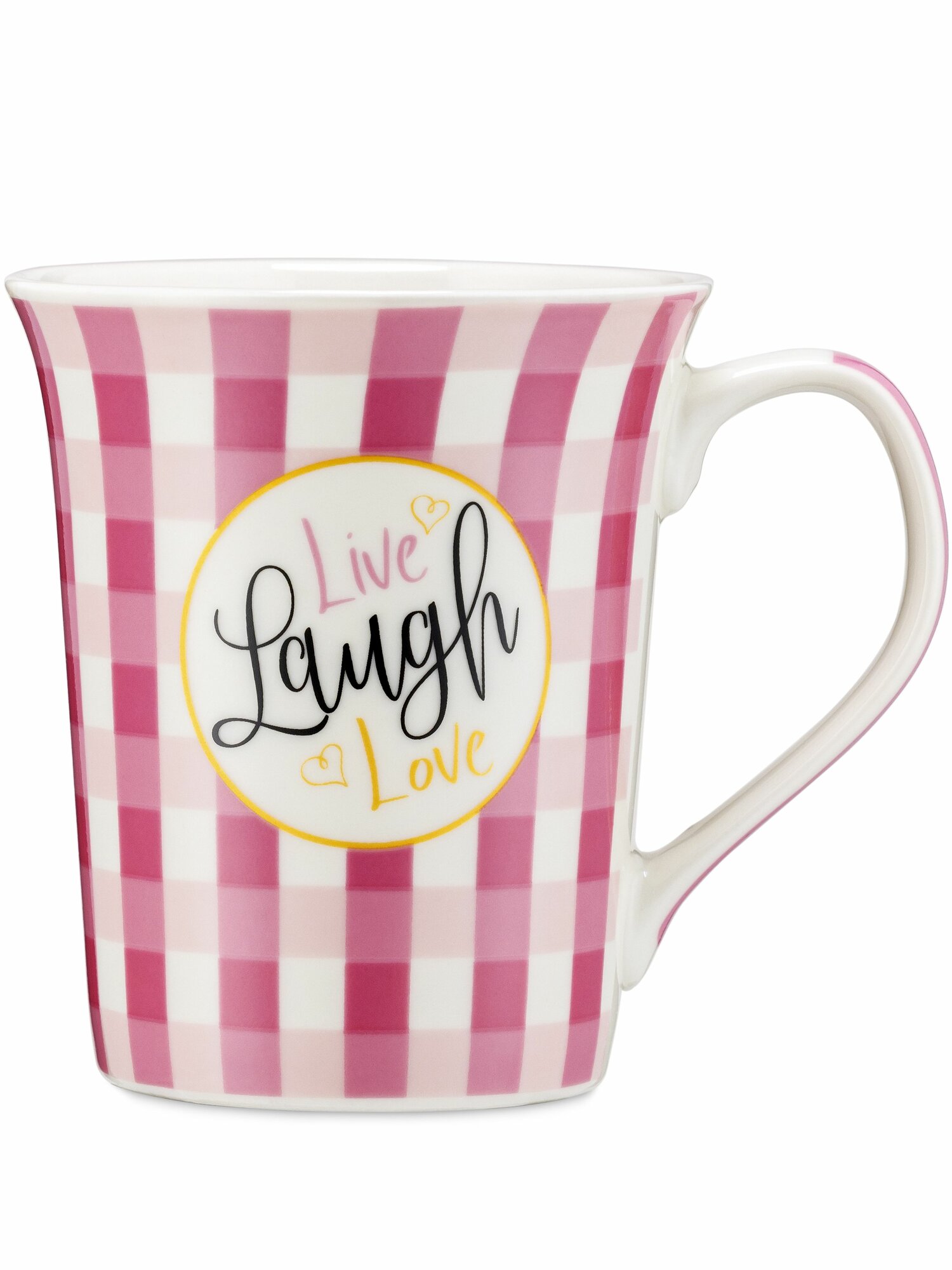 Кружка для чая и кофе керамическая объемом 350мл, с надписью — фото 1