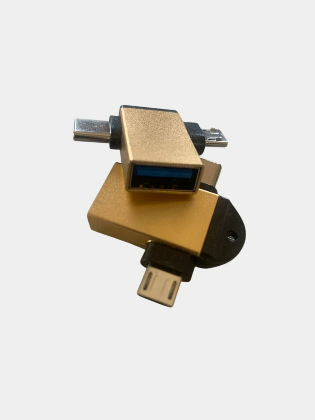 Кардридер, OTG, USB, адаптер для флешки, Type-C, Micro USB или USB OTG — фото 1
