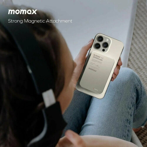Магнитный беспроводной внешний аккумулятор Momax Q.Mag X2 Gen2 35W 20000mAh
