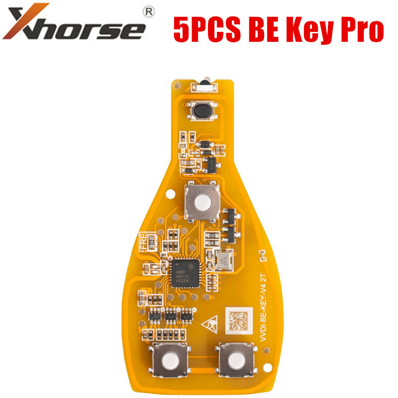 Оригинальная улучшенная версия XHORSE VVDI BE Key Pro V3.2 315 МГц/433 МГц с чипом для желтой платы MB, 5pc pcb