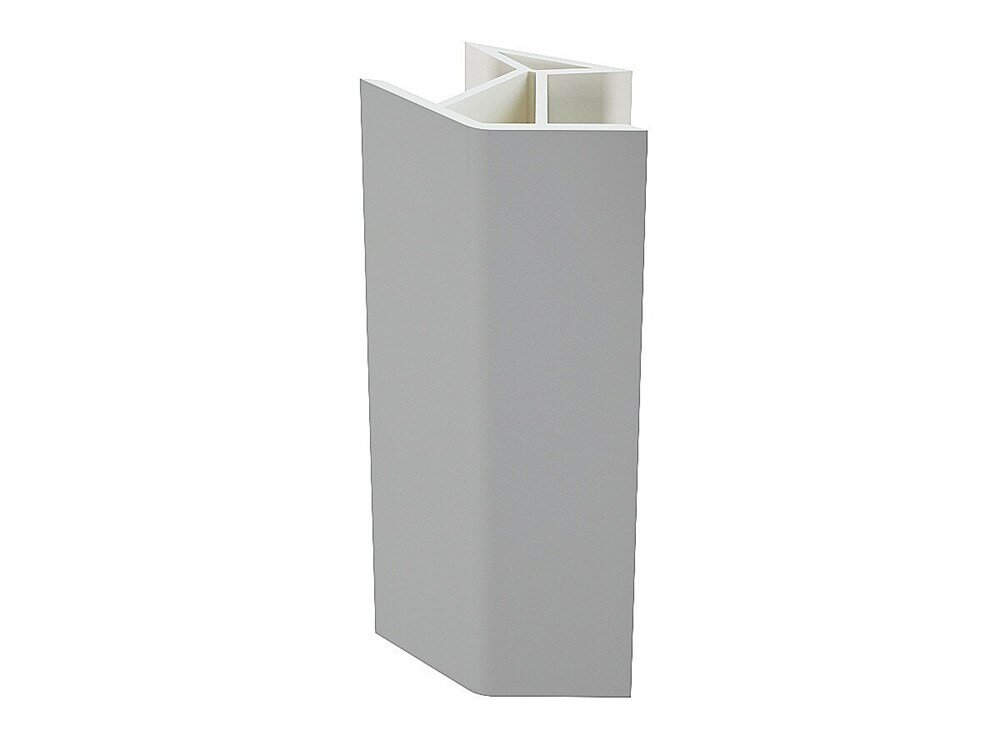 VVT Угол для цоколя ПВХ 135 гр, Пластик , Алюминий , 95*22*12 Алюминий