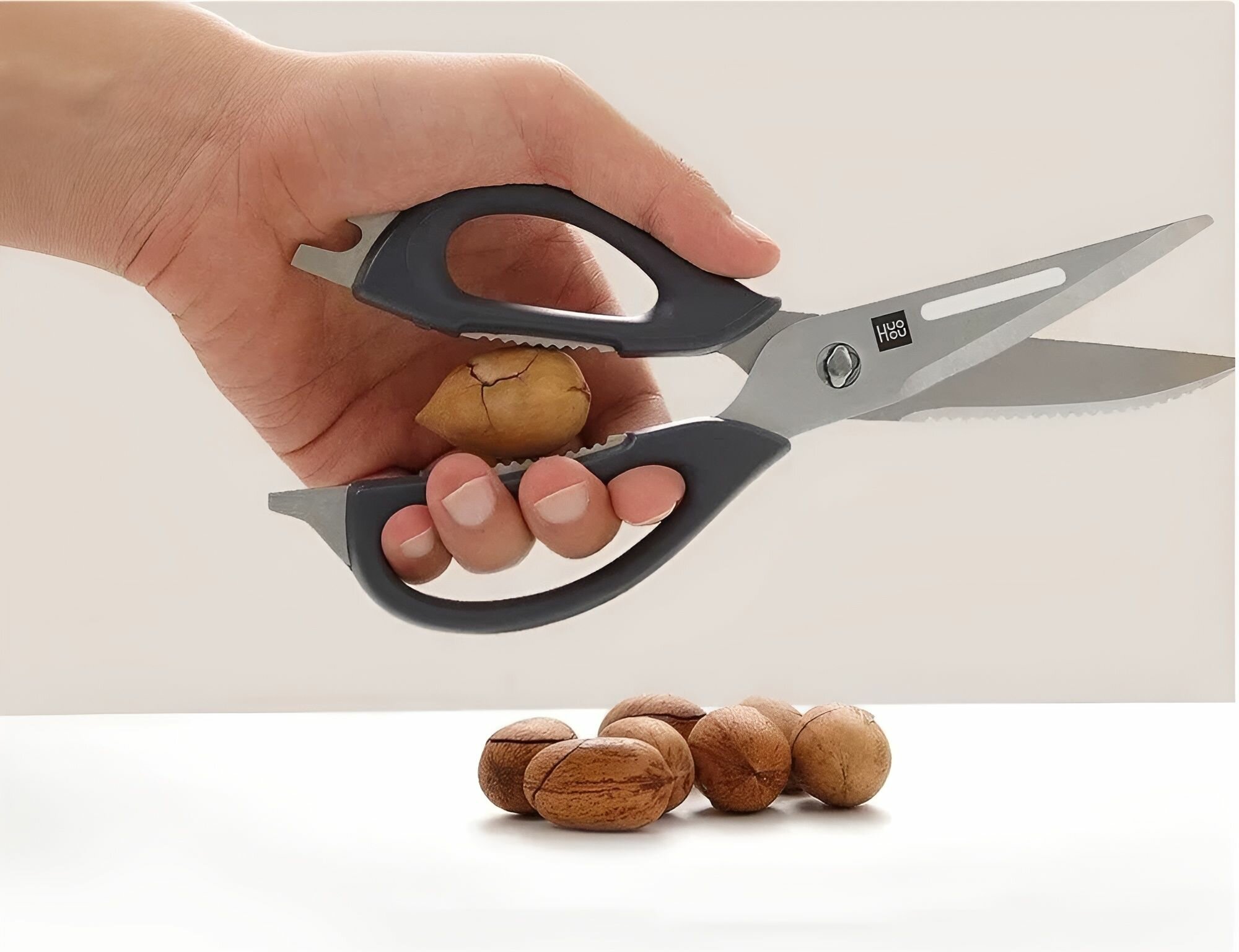 Кухонные Ножницы Xiaomi Кухонные ножницы Xiaomi HuoHou Multifunctional Magnetic Kitchen Scissors (HU0291)