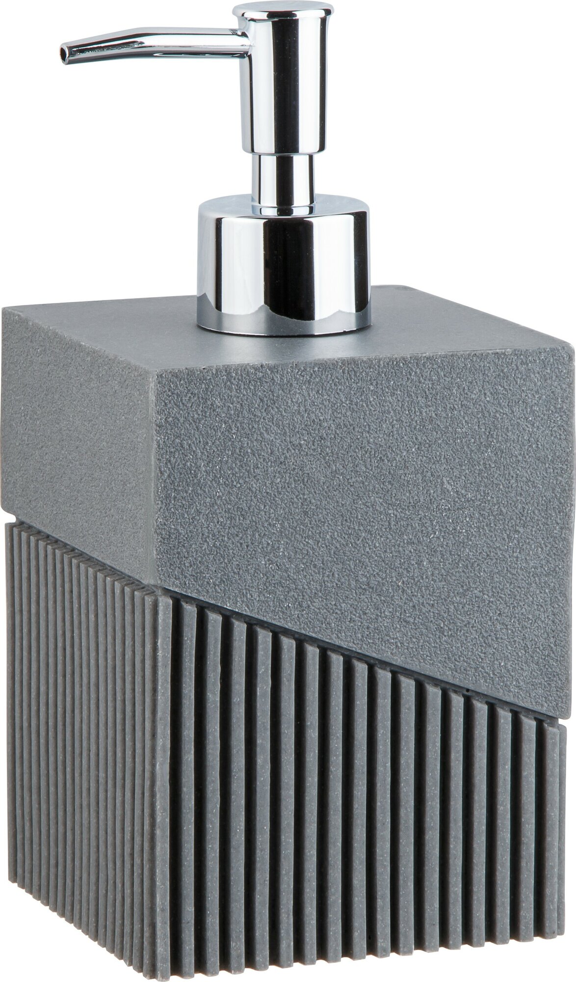 Дозатор для жидкого мыла PERFECTO LINEA Element серый (35-618100)