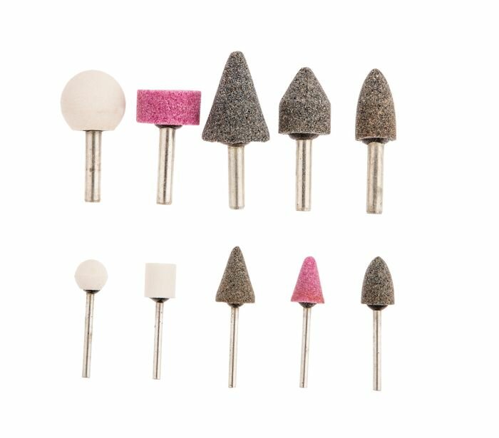 Набор камней шлифовальных, 10 шт. Top Tools 60H006