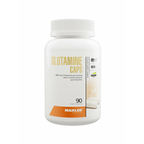 Аминокислота Maxler Glutamine Caps, нейтральный, 90 шт.