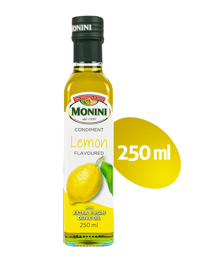 Оливковое масло Monini Extra Virgin "Лимон", нерафинированное, 0,25 л