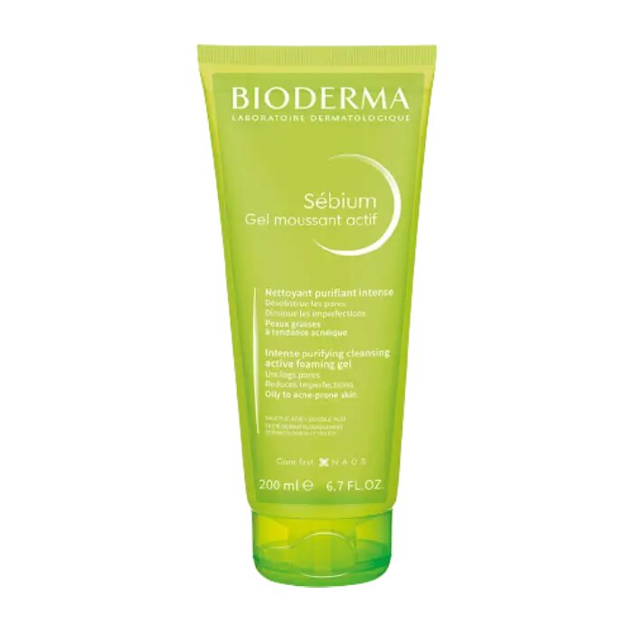 Bioderma Sebium Гель Актив для умывания жирной и проблемной кожи лица 200 мл 1 шт